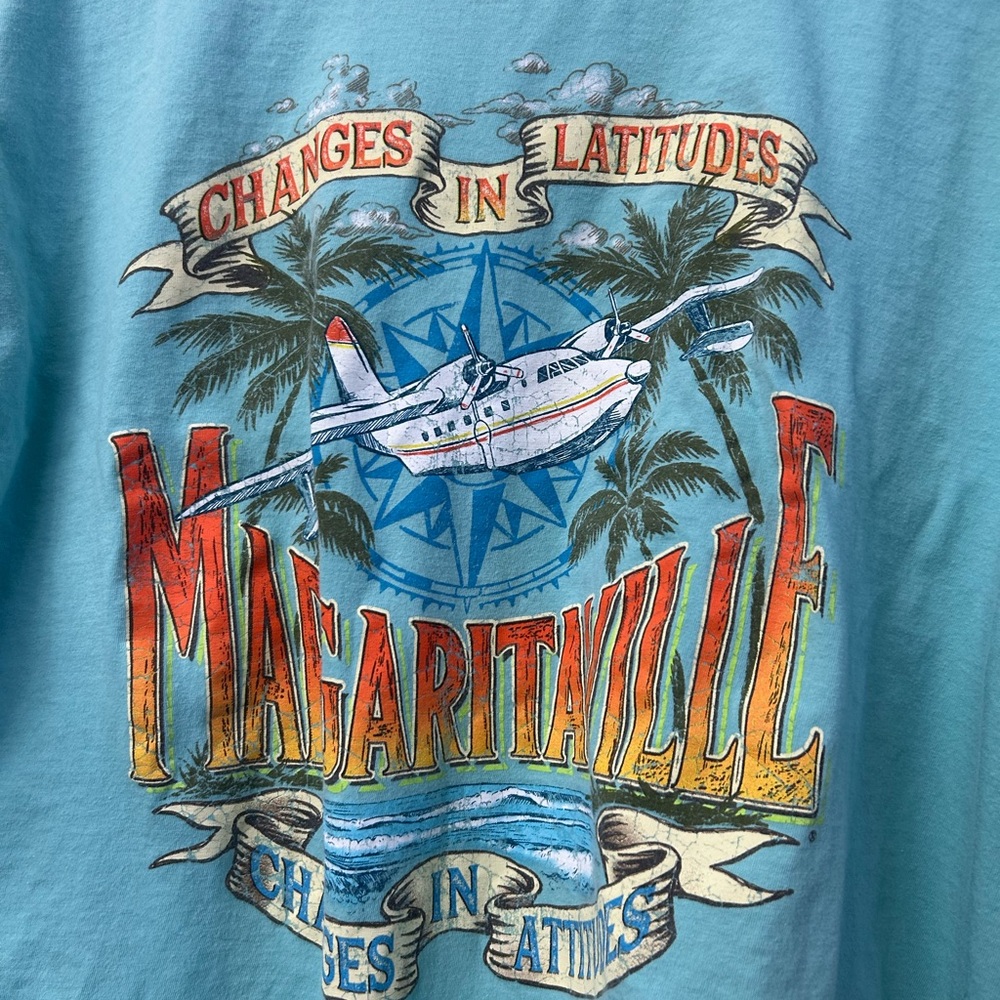 Margaritaville Aqua Short Sleeve Tee - Picture 3 of 4
